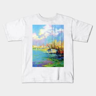 Rainbow morning Kids T-Shirt